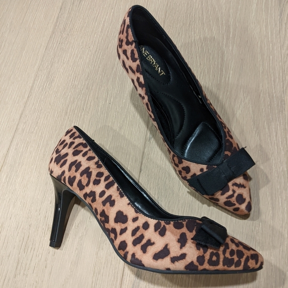 Leopard Print bow detail heels - Picture 12 of 12